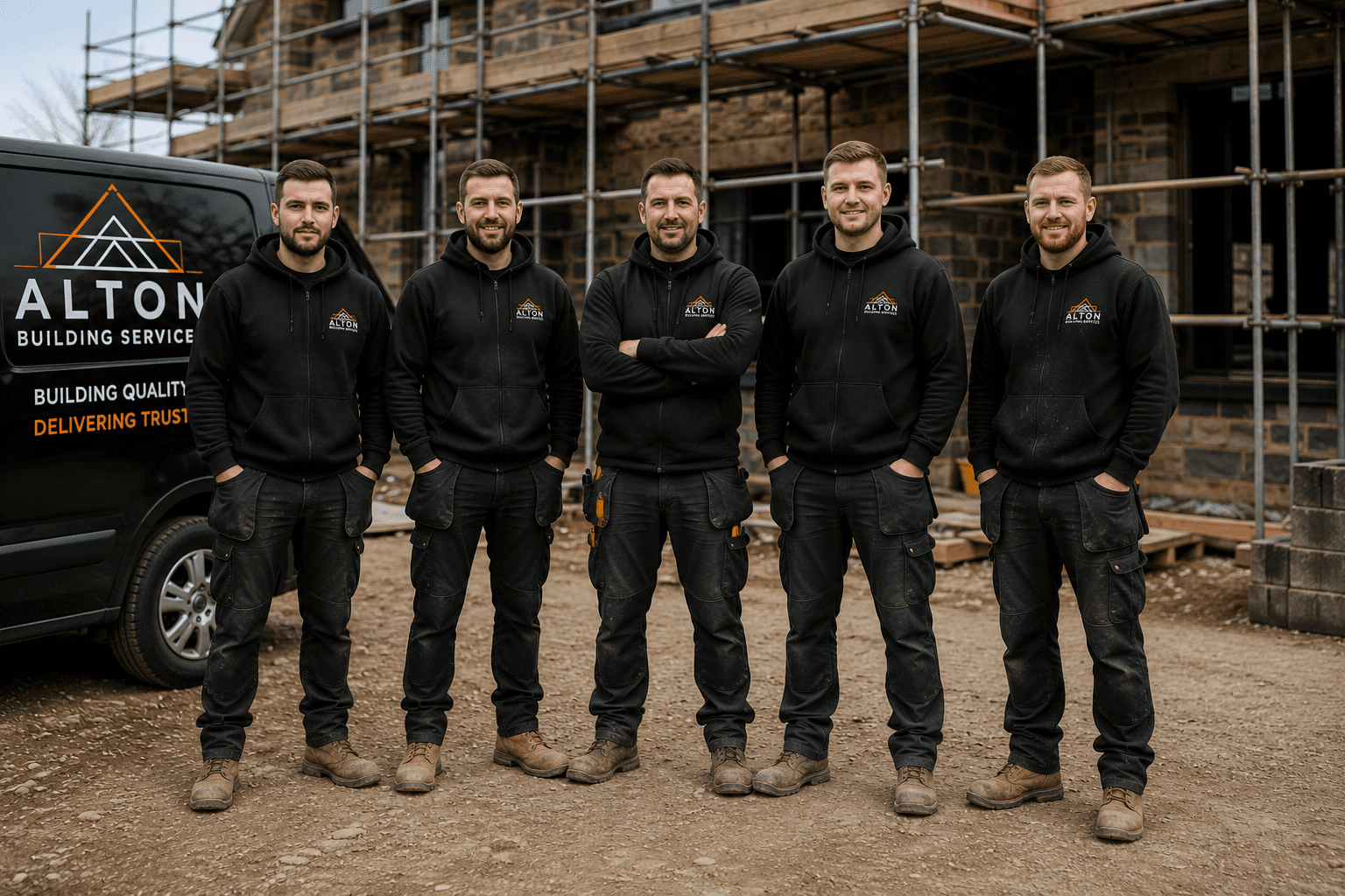 Professional team at Alton Building Services